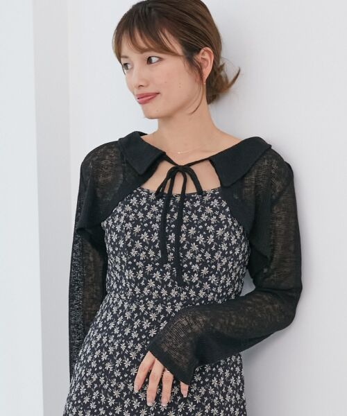 MAJESTIC LEGON / マジェスティックレゴン ロング・マキシ丈ワンピース | ショートボレロセットキャミワンピース | 詳細18