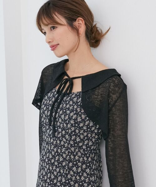 MAJESTIC LEGON / マジェスティックレゴン ロング・マキシ丈ワンピース | ショートボレロセットキャミワンピース | 詳細19