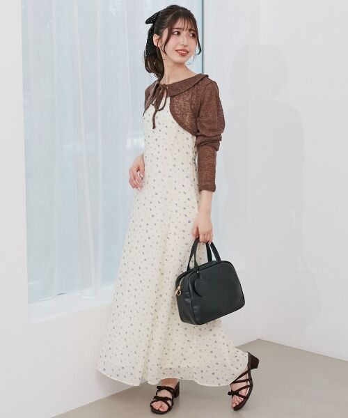 MAJESTIC LEGON / マジェスティックレゴン ロング・マキシ丈ワンピース | ショートボレロセットキャミワンピース | 詳細2