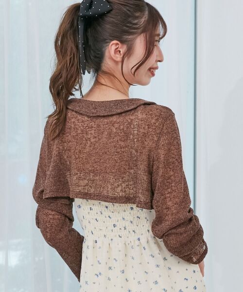 MAJESTIC LEGON / マジェスティックレゴン ロング・マキシ丈ワンピース | ショートボレロセットキャミワンピース | 詳細6