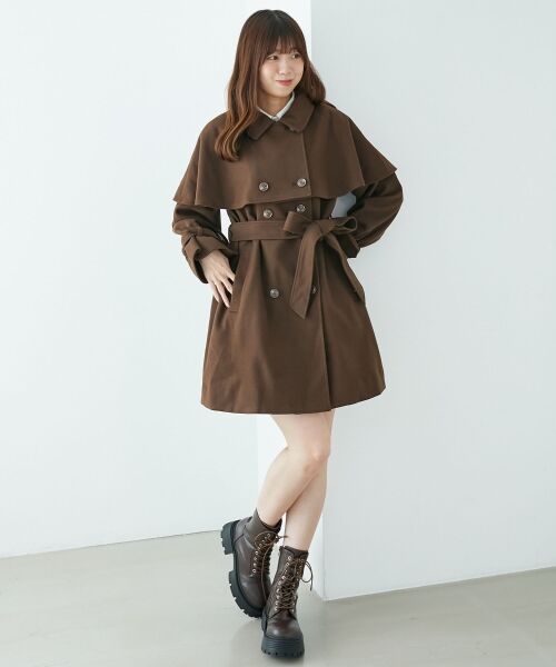 MAJESTIC LEGON / マジェスティックレゴン その他アウター | ケープセットミディコート | 詳細16