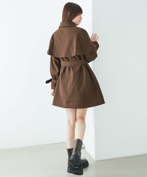 MAJESTIC LEGON / マジェスティックレゴン その他アウター | ケープセットミディコート | 詳細18