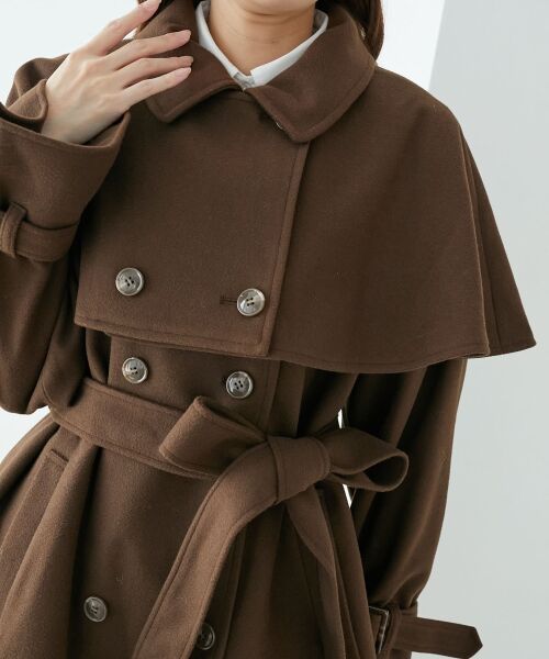 MAJESTIC LEGON / マジェスティックレゴン その他アウター | ケープセットミディコート | 詳細22