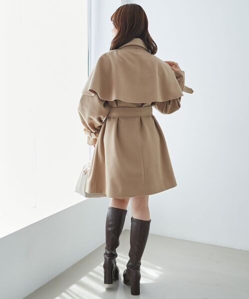 MAJESTIC LEGON / マジェスティックレゴン その他アウター | ケープセットミディコート | 詳細6