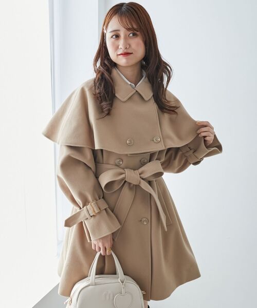 MAJESTIC LEGON / マジェスティックレゴン その他アウター | ケープセットミディコート | 詳細7