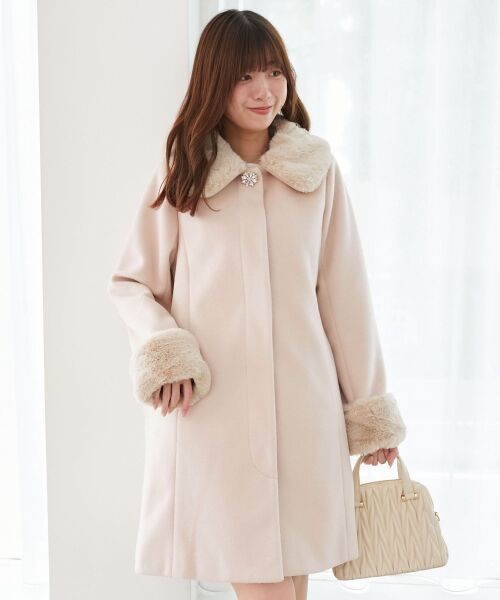 MAJESTIC LEGON / マジェスティックレゴン その他アウター | 7wayファー×ビジューコート | 詳細25