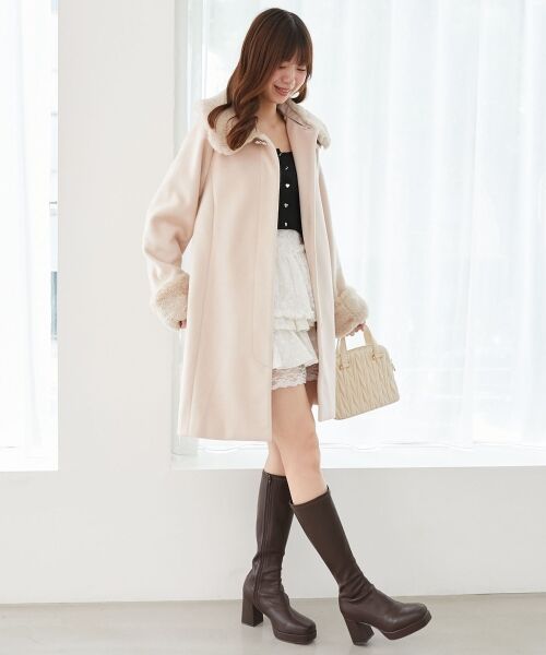 MAJESTIC LEGON / マジェスティックレゴン その他アウター | 7wayファー×ビジューコート | 詳細27