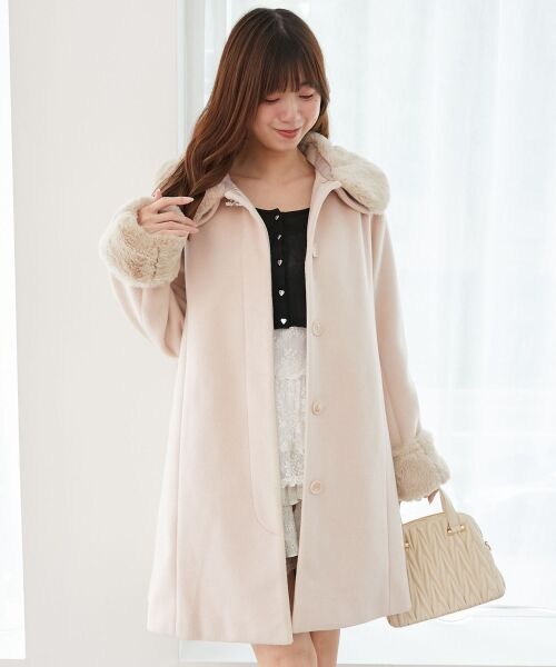 MAJESTIC LEGON / マジェスティックレゴン その他アウター | 7wayファー×ビジューコート | 詳細29