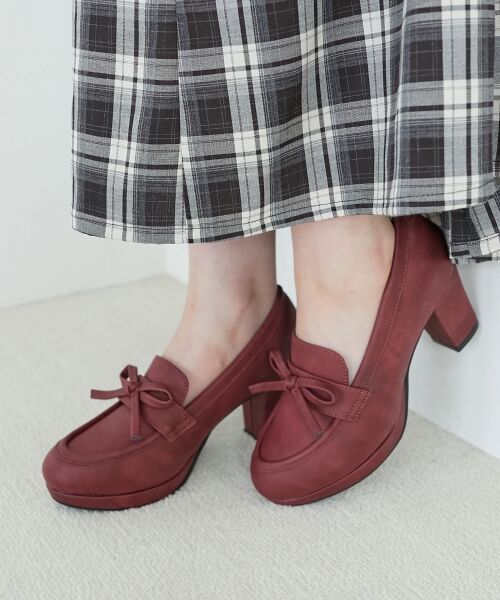 MAJESTIC LEGON / マジェスティックレゴン パンプス | リボンヒールローファー | 詳細13