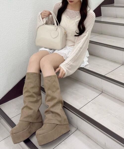 MAJESTIC LEGON / マジェスティックレゴン ブーツ（ショート丈） | ブーツカバーセット厚底ブーツ | 詳細2