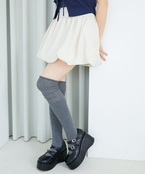 MAJESTIC LEGON / マジェスティックレゴン パンプス | ダブルクロス厚底シューズ | 詳細9