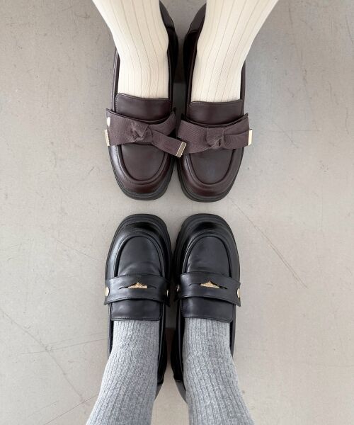 MAJESTIC LEGON / マジェスティックレゴン フラットシューズ | 2WAYボリュームローファー | 詳細4