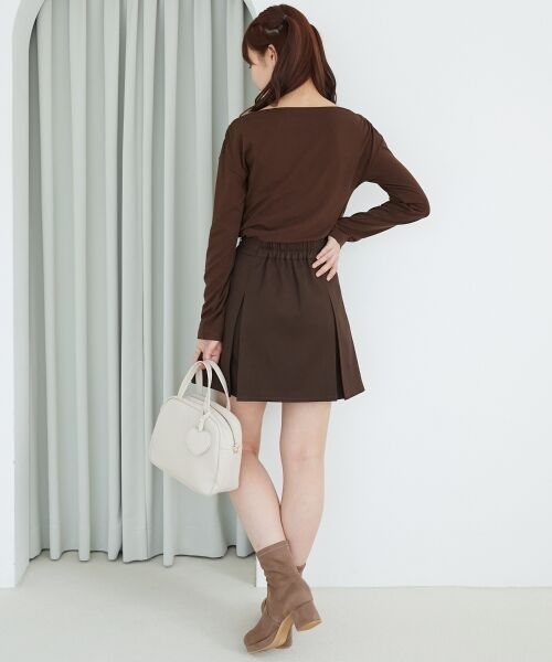 MAJESTIC LEGON / マジェスティックレゴン カットソー | バイカラーチェックトップス | 詳細10