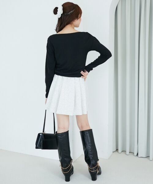 MAJESTIC LEGON / マジェスティックレゴン カットソー | バイカラーチェックトップス | 詳細17