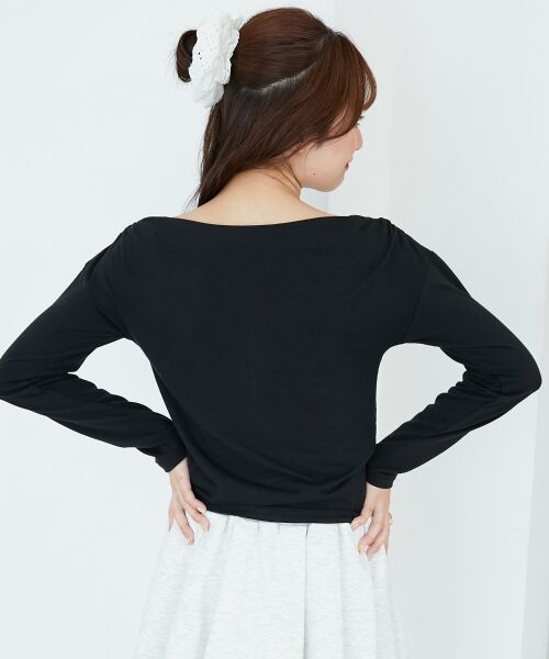 MAJESTIC LEGON / マジェスティックレゴン カットソー | バイカラーチェックトップス | 詳細20