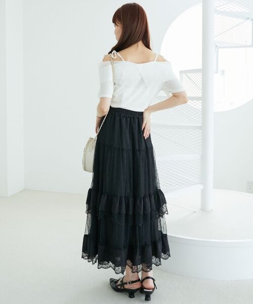 MAJESTIC LEGON / マジェスティックレゴン カットソー | キラキラビジューオフショルトップス | 詳細3