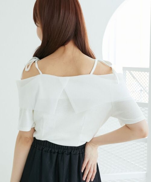 MAJESTIC LEGON / マジェスティックレゴン カットソー | キラキラビジューオフショルトップス | 詳細6