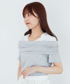 MAJESTIC LEGON / マジェスティックレゴン カットソー | シャツドッキングオフショルトップス