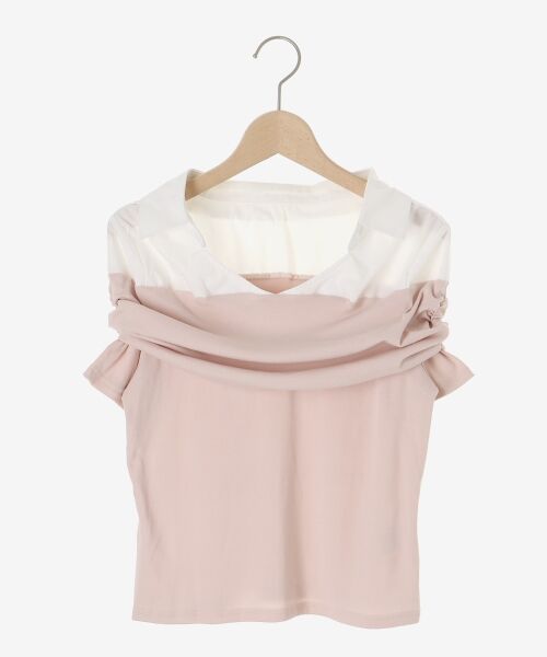 MAJESTIC LEGON / マジェスティックレゴン カットソー | シャツドッキングオフショルトップス | 詳細23