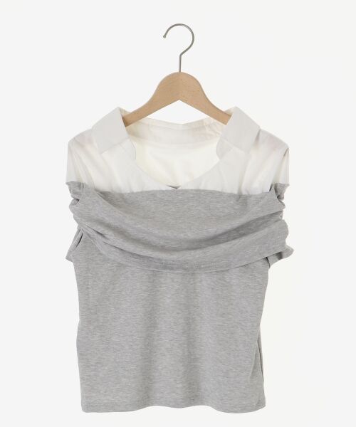 MAJESTIC LEGON / マジェスティックレゴン カットソー | シャツドッキングオフショルトップス | 詳細25