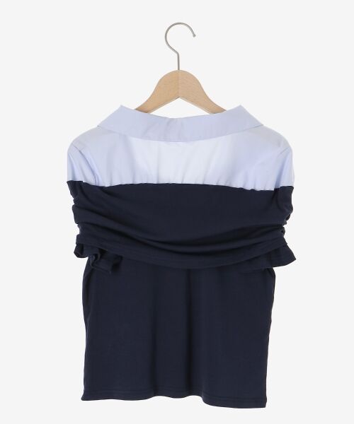 MAJESTIC LEGON / マジェスティックレゴン カットソー | シャツドッキングオフショルトップス | 詳細27