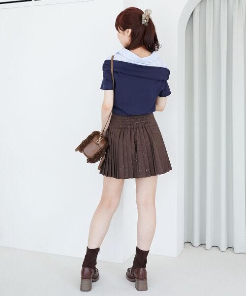 MAJESTIC LEGON / マジェスティックレゴン カットソー | シャツドッキングオフショルトップス | 詳細9