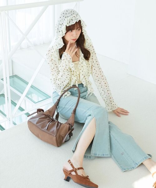 MAJESTIC LEGON / マジェスティックレゴン カーディガン・ボレロ | フード付きフリルカーデ | 詳細15