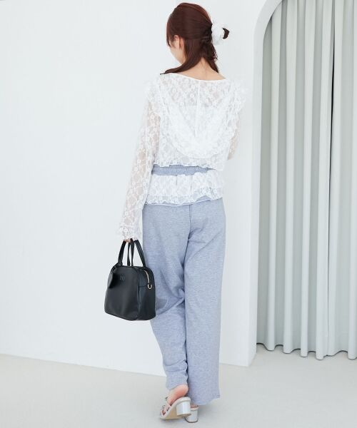 MAJESTIC LEGON / マジェスティックレゴン カーディガン・ボレロ | フード付きフリルカーデ | 詳細4