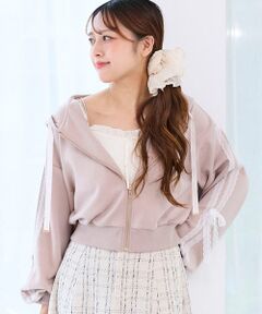 MAJESTIC LEGON / マジェスティックレゴン パーカー | ◎レースリボンラインパーカー