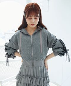 MAJESTIC LEGON / マジェスティックレゴン パーカー | ◎レースリボンラインパーカー