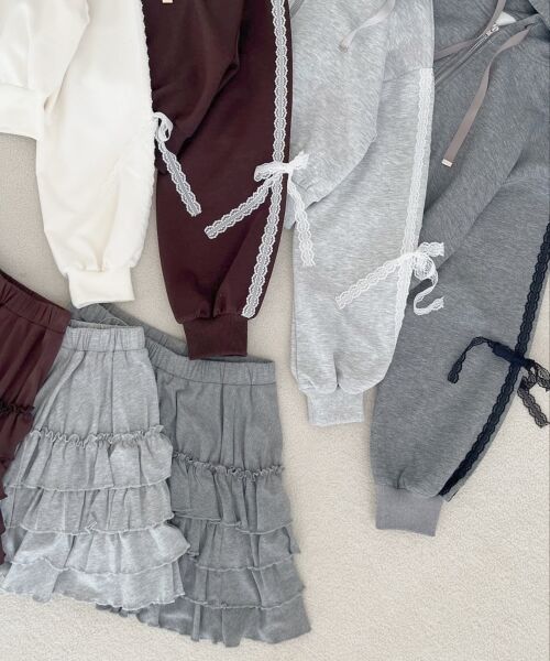 MAJESTIC LEGON / マジェスティックレゴン パーカー | ◎レースリボンラインパーカー | 詳細12