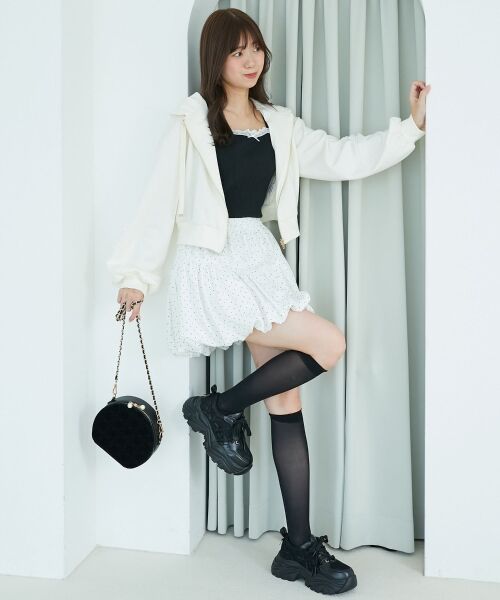 MAJESTIC LEGON / マジェスティックレゴン パーカー | ◎レースリボンラインパーカー | 詳細15