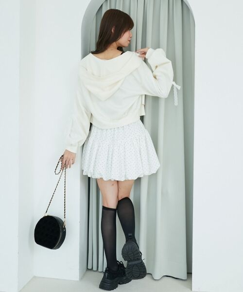 MAJESTIC LEGON / マジェスティックレゴン パーカー | ◎レースリボンラインパーカー | 詳細16