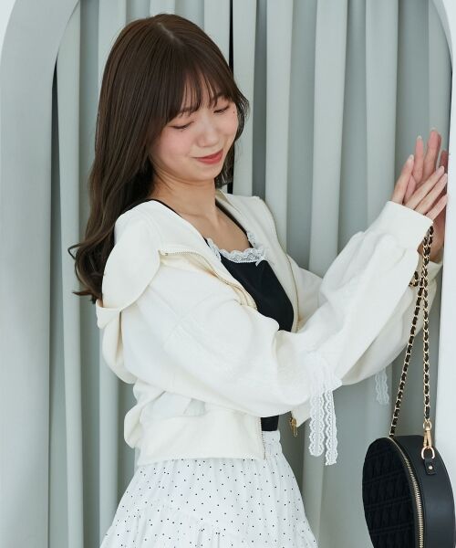 MAJESTIC LEGON / マジェスティックレゴン パーカー | ◎レースリボンラインパーカー | 詳細18