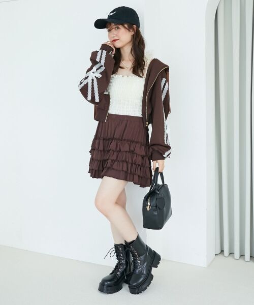 MAJESTIC LEGON / マジェスティックレゴン パーカー | ◎レースリボンラインパーカー | 詳細22