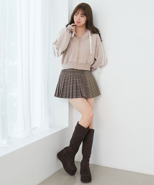 MAJESTIC LEGON / マジェスティックレゴン パーカー | ◎レースリボンラインパーカー | 詳細3