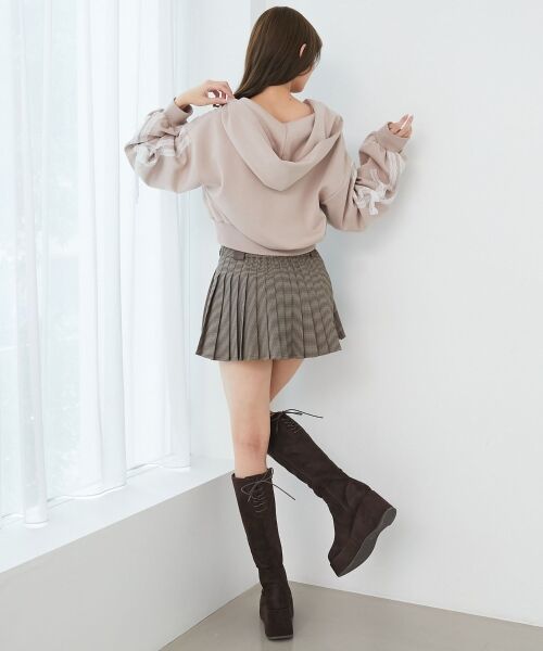 MAJESTIC LEGON / マジェスティックレゴン パーカー | ◎レースリボンラインパーカー | 詳細5