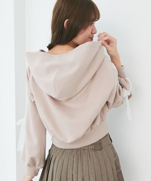 MAJESTIC LEGON / マジェスティックレゴン パーカー | ◎レースリボンラインパーカー | 詳細8