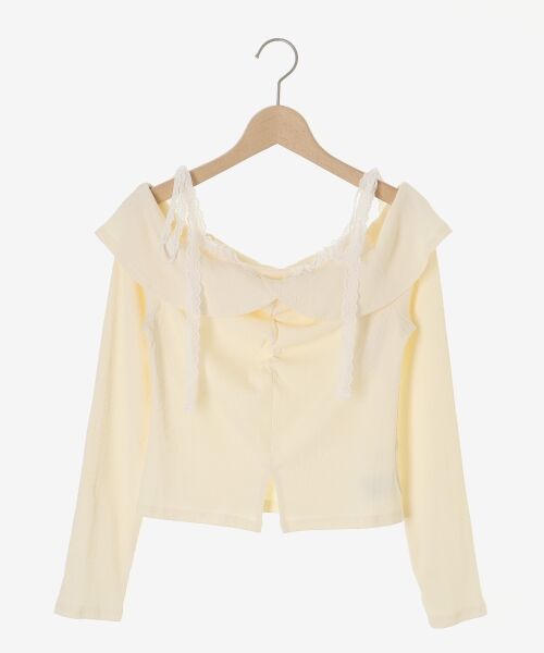 MAJESTIC LEGON / マジェスティックレゴン その他トップス | 肩リボンレースドッキングトップス | 詳細23