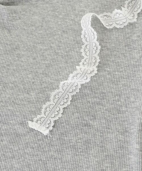 MAJESTIC LEGON / マジェスティックレゴン その他トップス | 肩リボンレースドッキングトップス | 詳細29