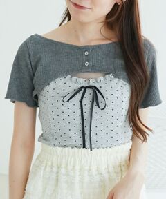 MAJESTIC LEGON / マジェスティックレゴン その他トップス | フリルキャミ×トップスセット