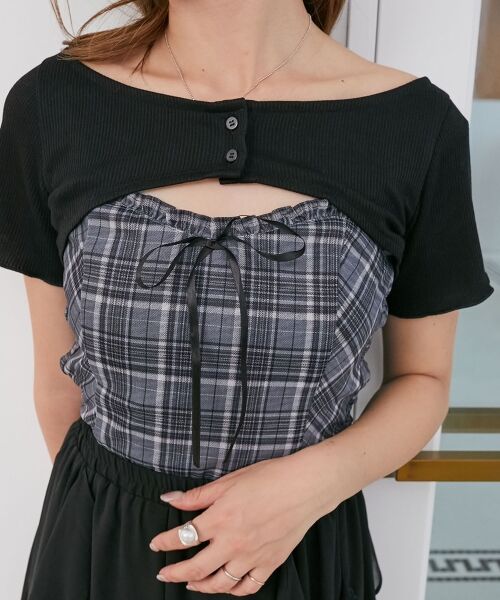 MAJESTIC LEGON / マジェスティックレゴン その他トップス | フリルキャミ×トップスセット | 詳細12