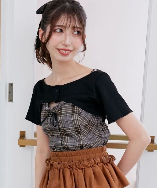 MAJESTIC LEGON / マジェスティックレゴン その他トップス | フリルキャミ×トップスセット | 詳細17