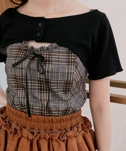 MAJESTIC LEGON / マジェスティックレゴン その他トップス | フリルキャミ×トップスセット | 詳細19