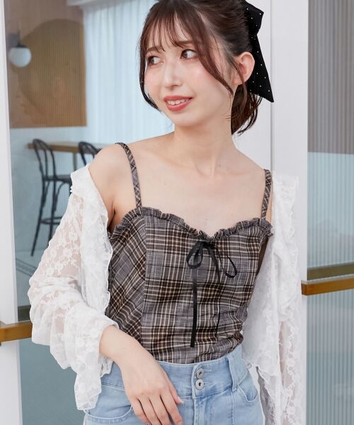 MAJESTIC LEGON / マジェスティックレゴン その他トップス | フリルキャミ×トップスセット | 詳細21