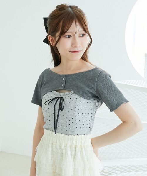 MAJESTIC LEGON / マジェスティックレゴン その他トップス | フリルキャミ×トップスセット | 詳細3