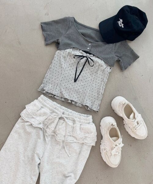 MAJESTIC LEGON / マジェスティックレゴン その他トップス | フリルキャミ×トップスセット | 詳細30