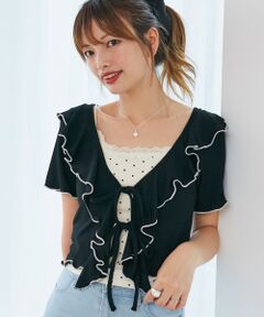 MAJESTIC LEGON / マジェスティックレゴン カットソー | メロウフリルレイヤードカットトップス