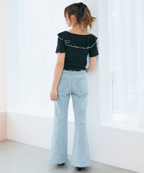 MAJESTIC LEGON / マジェスティックレゴン カットソー | メロウフリルレイヤードカットトップス | 詳細19