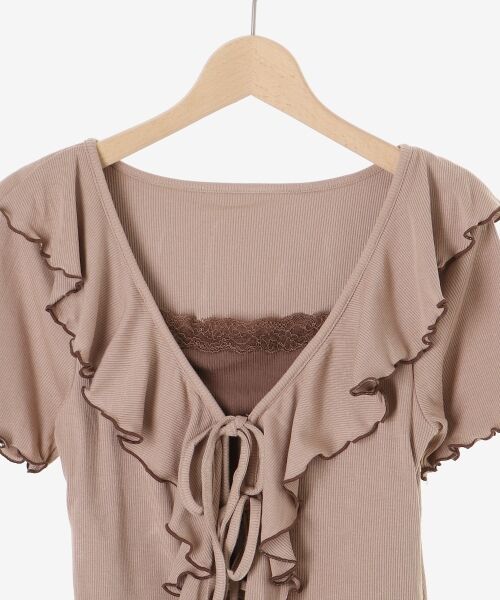 MAJESTIC LEGON / マジェスティックレゴン カットソー | メロウフリルレイヤードカットトップス | 詳細28